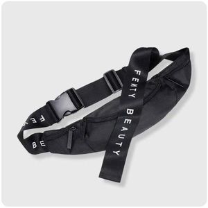 Fenty Beauty bundle fanny pack/sling bag 
Lip Gloss Bomb and Hella thicc mascara